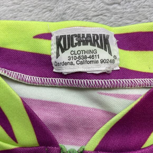 Kucharik Cycling Jersey Size M Team Banzai 1/4 Zip Short Sleeve 3 Pockets - Picture 3 of 6